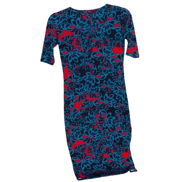 LuLaRoe Dresses & Skirts - LuLaRoe Womens Floral Print Short Sleeve Dress